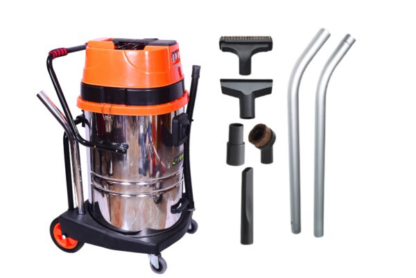 EEVERGREEN (EG 80 WDVC) 5400 Watt 80 Liter Triple Motor Wet And Dry Vacuum Cleaner With All Required Accessories - Image 3