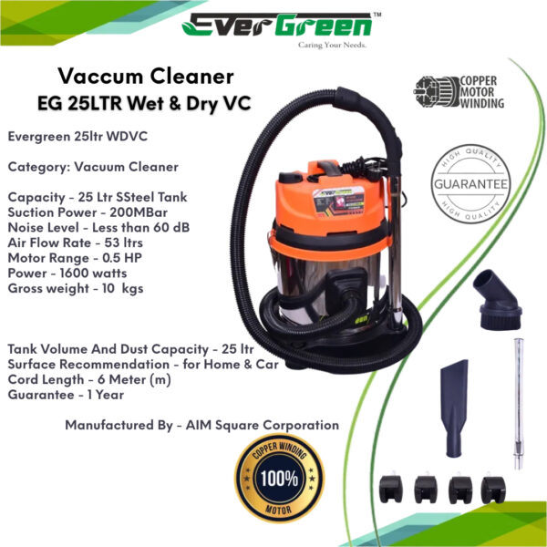 Vacuum Cleaner EG 25ltr VC - Image 3