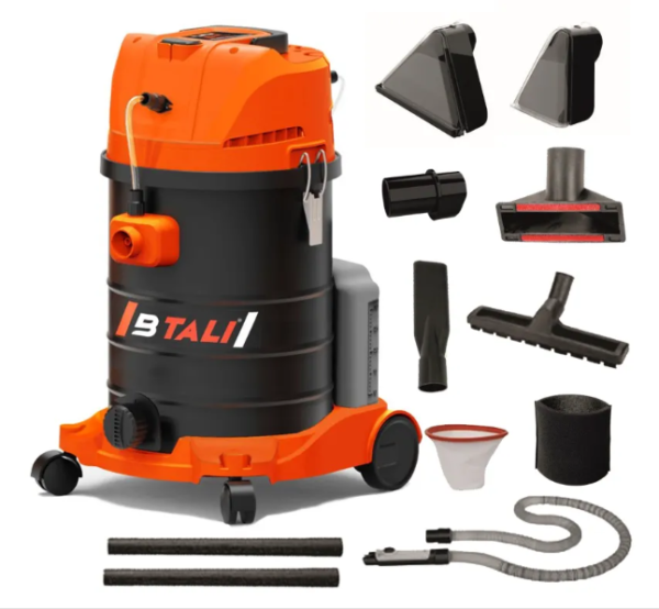 Evergreen (EG 40 WDVC) 1800Watt 40L Wet & Dry Vacuum Cleaner With All Required Accessories